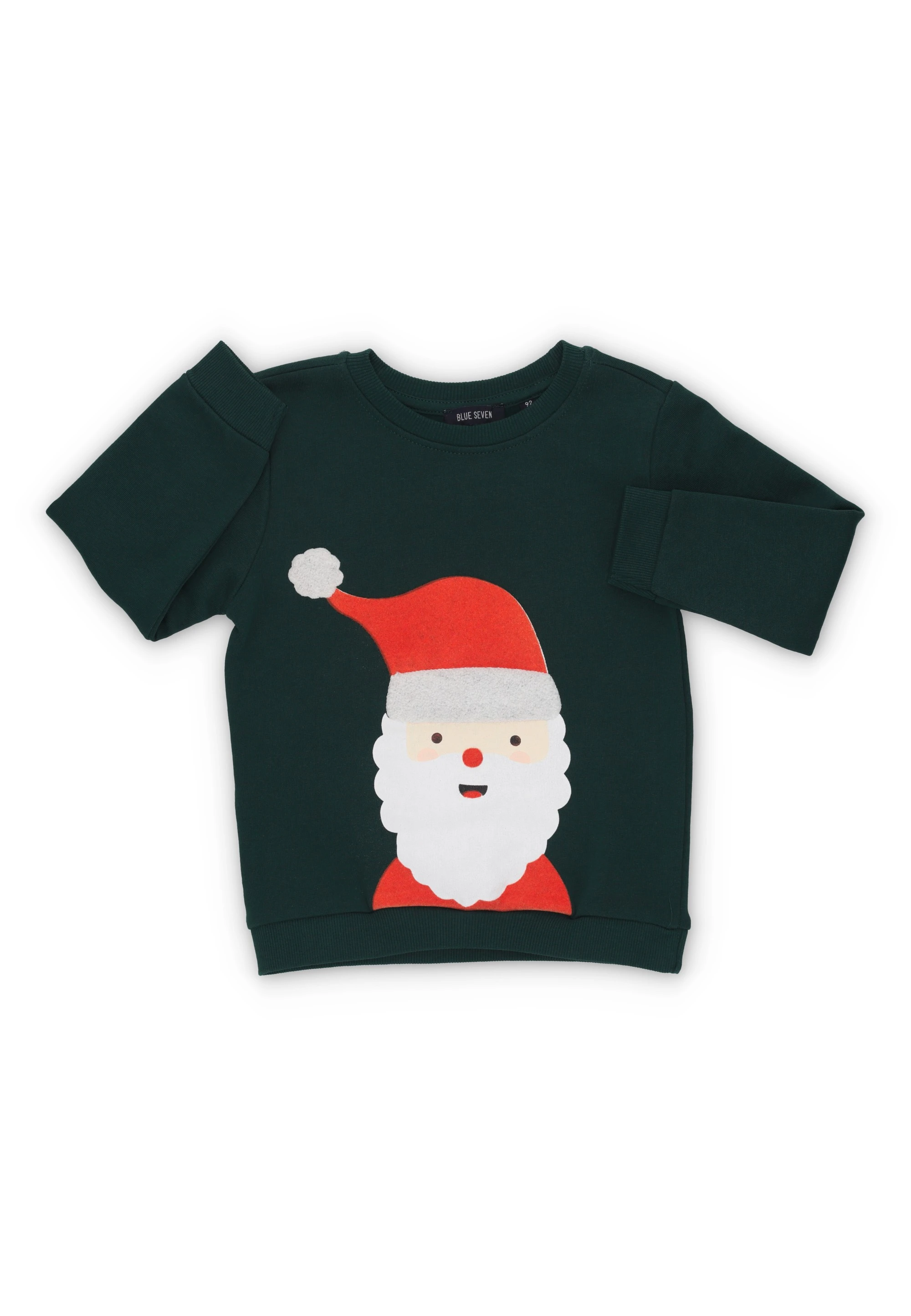 Felpa girocollo stampa natalizia Blue Seven